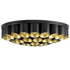 720407 Люстра SIENA 40х40W G9 ЧЕРНЫЙ/ЗОЛОТО Lightstar