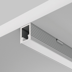 Алюминиевый профиль накладной 8x9 (Серебро, 2 м), ALM-0809-S-2M 631010. TM Maytoni