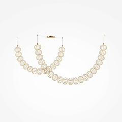 Подвесной светильник Golden Cage 3000К 107Вт, MOD216PL-L55G3K. TM Maytoni