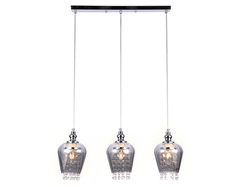 Подвесной светильник со сменной лампой TR3613/3 CH/SM хром/дымчатый E27/3 max 40W 570*140*920