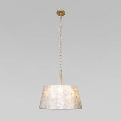 Умная люстра с перламутром 101013/5 латунь/перламутр