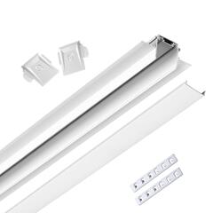 135198 SHINO NT23 172 белый Низковольтный шинопровод для встраиваемого монтажа в ГКЛ 1м IP20 48V SMAL