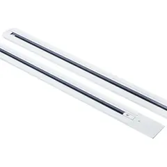 501035 Трек 2-контакт 1-фазный встраиваемый BARRA 3м, БЕЛЫЙ МАТОВЫЙ (питание и заглушка в комплекте) Lightstar