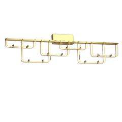 7060/12WL HIGHTECH ODL26 287 светильник нерж/сталь золото IP20 LED 12W 1080Лм 3000K 220V ZAHA