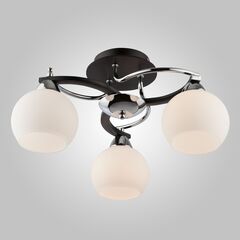 Люстра потолочная 9654/3 хром/черный