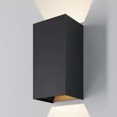 Уличный настенный светильник Драп / Drape 3000K 20Вт IP65, O525WL-L20B3K. TM Maytoni