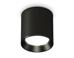 Комплект накладного светильника XS6302002 SBK/PBK черный песок/черный полированный MR16 GU5.3 (C6302, N6103)