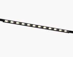 Светильник светодиодный трековый Magnetic 48V 10mm GL2335 BK черный IP20 10W 3CCT 3000/4200/6400K 200*10*37