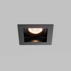 Встраиваемый светильник Металл Модерн / Metal Modern 12 Вт 2.7-3-4 К 50° с переключателем цветовой температуры, DL008-12W2.7-3-4K-B. TM Maytoni