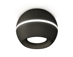 Комплект накладного светильника XS1102001 SBK черный песок MR16 GU5.3 LED 3W 4200K (C1102, N7021)