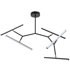 Люстра на штанге Arte lamp ZULU A2170PL-49BK, 1хLED
