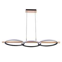 Подвесная люстра Arte Lamp FLUIDO A3913SP-24BK, 1хLED