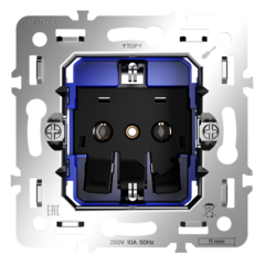 VLS0401M Механизм розетки с заземлением 16А, S70. (ТМ Maytoni)