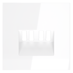VLS001501 Накладка для розетки акустической 4-местной , S70 (белый глянцевый). (ТМ Maytoni)