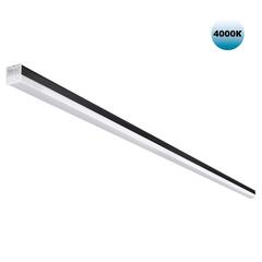 359828 OVER NT25 074 черный Светильник линейный светодиодный в комплекте прямые соединители 2шт и сетевой кабель 2м LED 68W 100-265V BITS