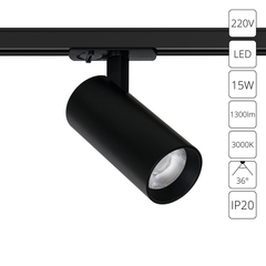 Трековый светильник Arte Lamp BENE A1936PL-1BK, 1хLED