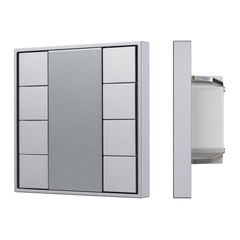 INTELLIGENT ARLIGHT Панель KNX-223-8-GREY (BUS) (IARL, IP20 Пластик, 3 года)
