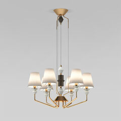 Умная люстра с декором из керамики 101012/6