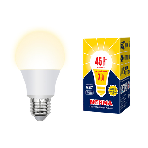 LED-A60-7W/3000K/E27/FR/NR Лампа светодиодная. Форма 