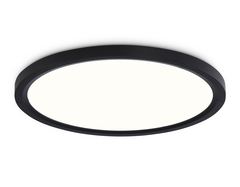 Светильник светодиодный ультратонкий FZ1910 BK черный IP54 44W 3000K-6500K CCT-переключатель D600*25 (Без ПДУ)