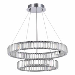 SL1622.103.02 Люстра подвесная ST-Luce Хром/Прозрачный LED 1*70W 4000K