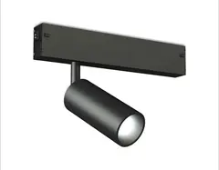 Светильник светодиодный трековый для шинопровода Magnetic 220V GL1610 BK черный IP20 7W 4200K 220V 36° D35*80 (Без ПДУ)