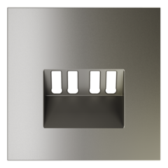 VLS001504 Накладка для розетки акустической 4-местной , S70 (шелк). (ТМ Maytoni)