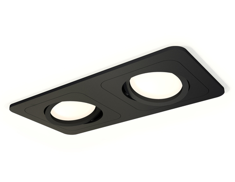 Комплект встраиваемого поворотного светильника XC7906010 SBK черный песок MR16 GU5.3 (C7906, N7711)
