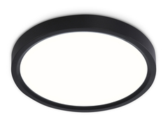 Светильник светодиодный ультратонкий FZ1902 BK черный IP54 13W 3000K-6500K CCT-переключатель D230*25 (Без ПДУ)