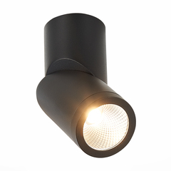 ST650.442.10 Светильник потолочный Черный LED 1*10W 4000K 800Lm Ra>90 38° IP44 D60xH175 165-265V