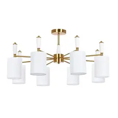 Люстра на штанге Arte Lamp WAVERLEY A4102PL-8PB, 8хE14