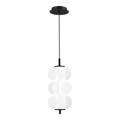 SL6121.403.01 Светильник подвесной ST-Luce Черный/Белый LED 1*9W 3000K