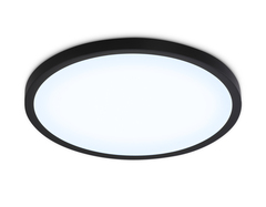 Светильник светодиодный ультратонкий FZ1961 BK черный IP54 40W 5000K D470*15 (Без ПДУ)