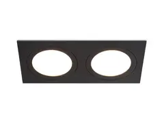 Светильник встраиваемый TN51827/2 BK черный GX53/2 max 15W 215*110*39