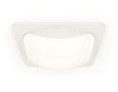 Комплект встраиваемого светильника с акрилом XC7901014 SWH/FR белый песок/белый матовый MR16 GU5.3 (C7901, N7756)