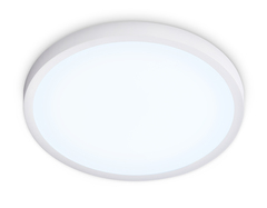 Светильник светодиодный ультратонкий FZ1951 WH белый IP54 20W 5000K D270*15 (Без ПДУ)