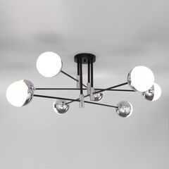 Умная потолочная люстра в стиле лофт 70129/8 хром Smart