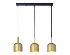 Светильник подвесной TR97118/3 GD/BK золото/черный E27*3 max 40W D130*113*1200