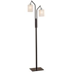 Citilux Оскар CL127921 Торшер с поворотными плафонами Венге Хром
