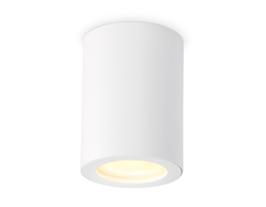Светильник накладной TN22797 WH белый IP44 GU10 max 12W D65*90