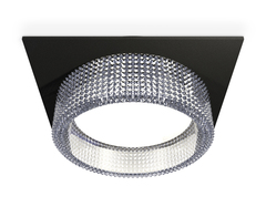 Комплект встраиваемого светильника XC8062030 SBK/CL черный песок/прозрачный GX53 (C8062, N8480)