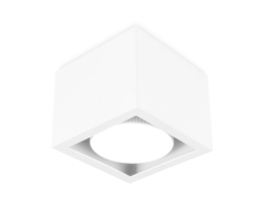 Точечный накладной светильник GX53 TN705 WH белый GX53 100*100*80