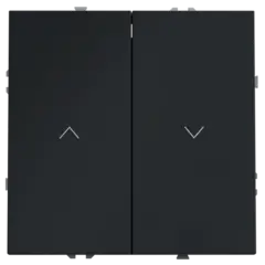VLS020707 Выключатель встраиваемый VOLTUM S70 для жалюзи 10А, (графит). (ТМ Maytoni)