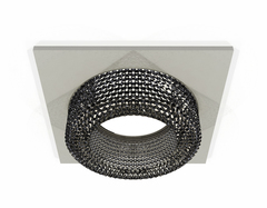 Комплект встраиваемого светильника XC7633021 SGR/BK серый песок/тонированный MR16 GU5.3 (C7633, N7192)