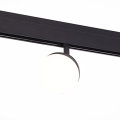ST358.436.07 Магнитный трековый светильник Черный LED 1*7W 3000K 520Lm Ra>80 120° IP20 L120xW90xH192 48V