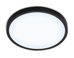 Светильник светодиодный ультратонкий FZ1953 BK черный IP54 20W 5000K D270*15 (Без ПДУ)