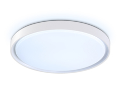 Потолочный светодиодный светильник FZ1246 WH белый IP54 12W 5000K D240*60 (Без ПДУ)