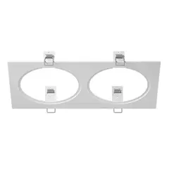 217826 Рамка INTERO 111 Double QUADRO БЕЛЫЙ Lightstar