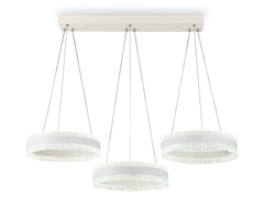 Светильник светодиодный подвесной управляемый FA6206/3 WH белый 122W 3000K+6400K/3000K/6400K/4200K+4200K 840*300*750 (ПДУ РАДИО 2.4G)