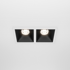 Встраиваемый светильник Alfa LED 4000K 2x10Вт 36° Dim Triac, DL043-02-10W4K-D-SQ-WB. TM Maytoni